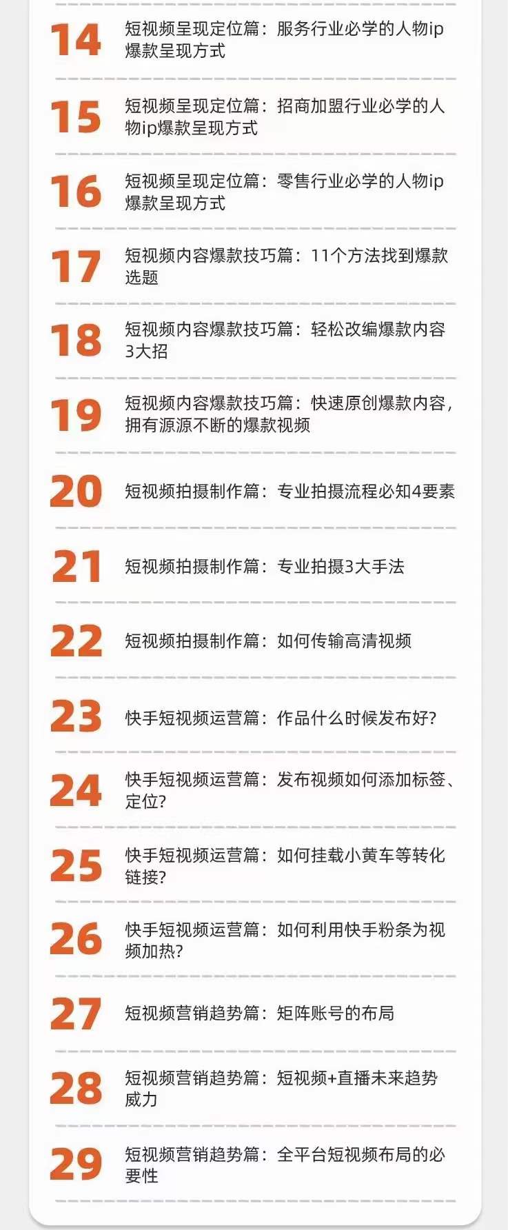 快手短视频引流变现赚钱全攻略:即学即用,小白变高手(价值980元)