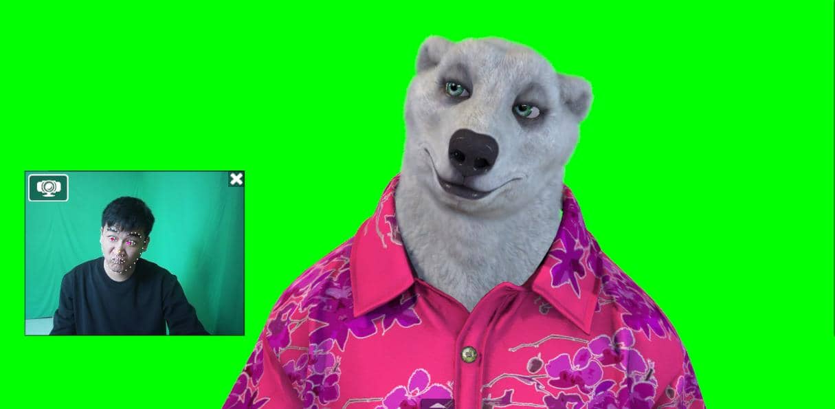 实时直播换脸卡通形象出镜,卡通形象面部捕捉(软件+教程)