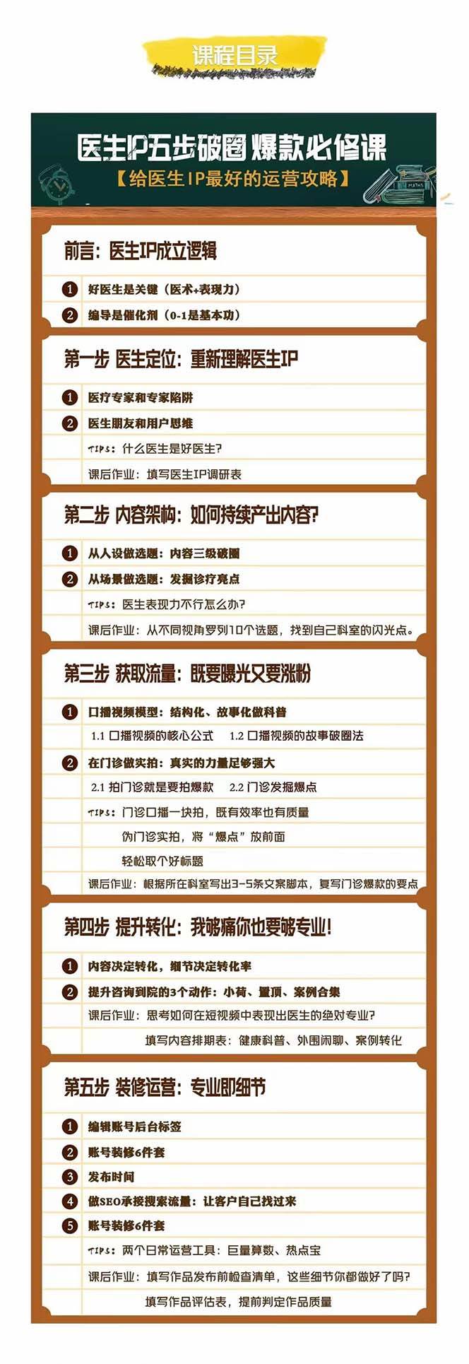 医生IP·5步破圈:黄V医生IP百万爆款从0到1的必修课 学习内容运营的底层逻辑