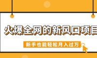 火爆全网的新风口项目,借助人工智能AI算命,精准预测命运,新手也能轻松月入过万