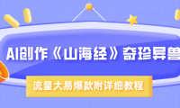 AI创作《山海经》奇珍异兽,超现实画风,流量大易爆款,附详细教程