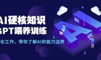 AI硬核知识-GPT喂养训练，自动化工作，带你了解AI的能力边界（10节课）