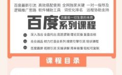 老派Seo:百度霸屏引流课程「搜索引擎推广全系可复制,打造精准被动流量系统」附带工具