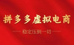 拼多多虚拟电商，单人操作10家店，单店日盈利100+