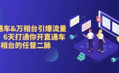 直通车+万相台引爆流量班，6天打通你开直通车·万相台的任督 二脉