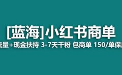 最强蓝海项目,小红书商单!长期稳定,7天变现,商单分配,月入过万