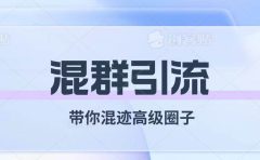 经久不衰的混群引流【带你混迹高级圈子】