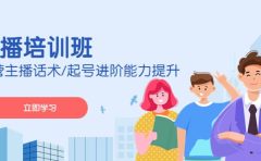 2023主播培训班：运营主播话术/起号进阶能力提升(无水印)