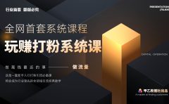 全网首套系统打粉课,日入3000+,手把手各行引流SOP团队实战教程