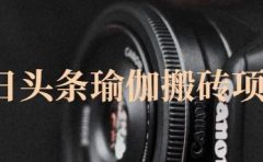 猎人社区·今日头条瑜伽搬砖项目，单号一天几十收入，可以批量操作！