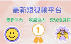 全网唯一,全新短视频平台，巨头之作，想吃初期红利的速度！