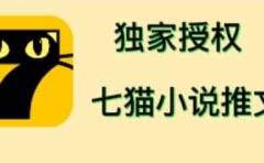 七猫小说推文（全网独家项目），个人工作室可批量做【详细教程+技术指导】
