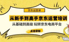 从新手到高手京东运营培训:从基础到高级 玩转京东电商平台(无水印)