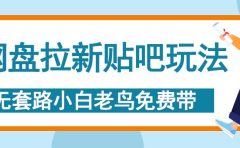 网盘拉新贴吧玩法，无脑发帖 小白轻松上手！