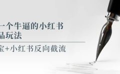 写一个牛逼的小红书单品玩法,淘宝+小红书反向截流!【某公众号付费文章】
