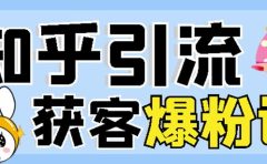 2022船长知乎引流+无脑爆粉技术：每一篇都是爆款，不吹牛，引流效果杠杠的