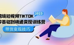 跨境·短视频TIKTOK零基础到精通变现训练营 短视频·独立站·带货变现技巧