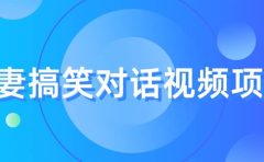 最冷门,最暴利的全新玩法,夫妻搞笑视频项目,虚拟资源一月变现10w+