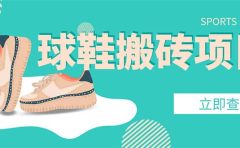 外面收费998的球鞋搬砖项目【详细教程+资源渠道】