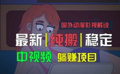 国外动漫影视解说，批量下载自动翻译，纯搬运稳定过原创，小白也能轻松...