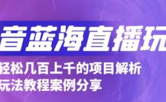 抖音最新蓝海直播玩法，3分钟赚30元，一天1000+只要你去直播就行(详细教程)
