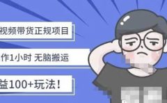 京东短视频带货项目：每天操作2小时的副业项目-价值1988元