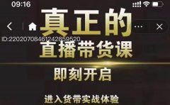 李扭扭超硬核的直播带货课，零粉丝快速引爆抖音直播带货