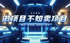 做项目不如卖项目，教你（卖项目）如何年入百万
