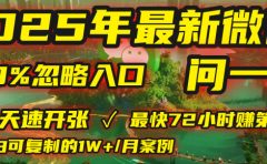 2025年，被99%的人忽视的微信问一问：每天写300字，最快3天就能“开张”赚到第一笔钱，有人已稳定月入1W+！