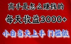 快速掘金项目，上手熟练后日收益1500-3000