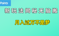 简单操作，每天50美元收入，搬运就是赚钱的秘诀！