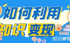 知识IP变现训练营:手把手带你如何做知识IP赚钱,助你逆袭人生