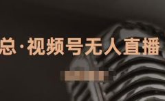 视频号无人直播带货，有微信就可以做，可以批量【视频课程】