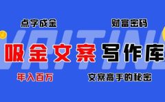 吸金文案写作库：揭秘点字成金的财富密码