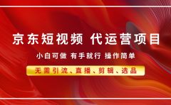 京东带货代运营，年底翻身项目，小白有手就行，月入8000+