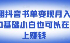 ​罗翔抖音书单变现月入10万，0基础小白也可以在抖音上赚钱