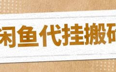 最新闲鱼代挂商品引流量店群矩阵变现项目，可批量操作长期稳定