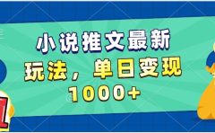 小说推文暴力掘金，5分钟一条视频，单日收益1000➕，小白看完即可上手