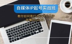自媒体IP-起号实战班:教你如何靠打造设计个人IP,年赚到100万!