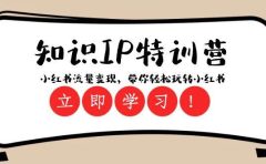 知识IP特训营 ：小红书-流量变现，带你轻松玩转小红书（23节视频课）