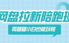 网盘拉新陪跑班,零基础小白也能玩转网盘拉新