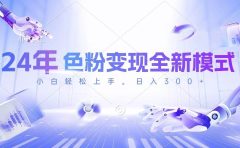 24年色粉变现全新模式，几分钟做好一个视频，小白可上手，每天半小时收...