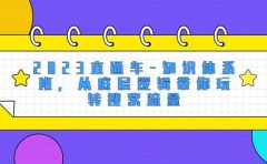 2023直通车-知识体系班，从底层逻辑带你玩转搜索流量（18节课）