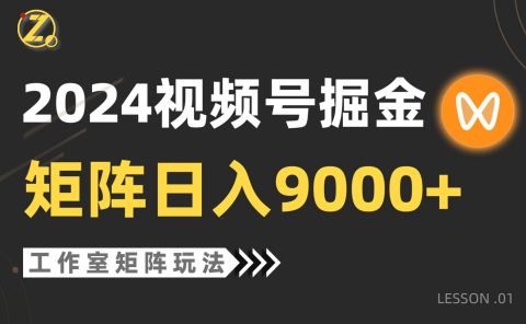 【蓝海项目】2024视频号自然流带货,工作室落地玩法,单个直播间日入9000+