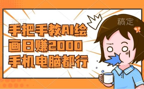 AI绘画财神爷壁纸,详细解析教程,手机电脑都行,日赚2000