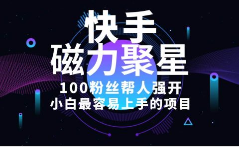 小白最容易上手的项目！售卖磁力聚星开通码，一单20，一天十几单，轻松...