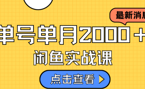 咸鱼虚拟资料新模式，月入2w＋，可批量复制，单号一天50-60没问题 多号多撸
