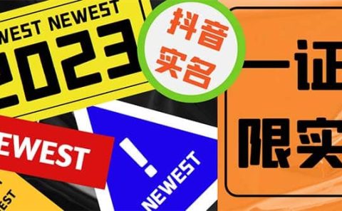 外面收费1200最新抖音一证无限实名技术 无视限制封禁【详细玩法视频教程】