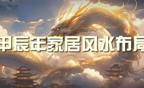 某公众号付费文章《甲辰年 厚礼-手把手教你布置 今年的家居风水》