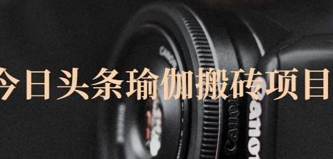 猎人社区·今日头条瑜伽搬砖项目，单号一天几十收入，可以批量操作！